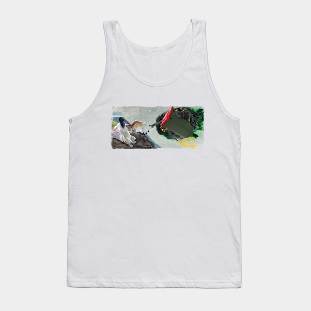 Creation of bin chickens Tank Top by LukeRosenbergCreative